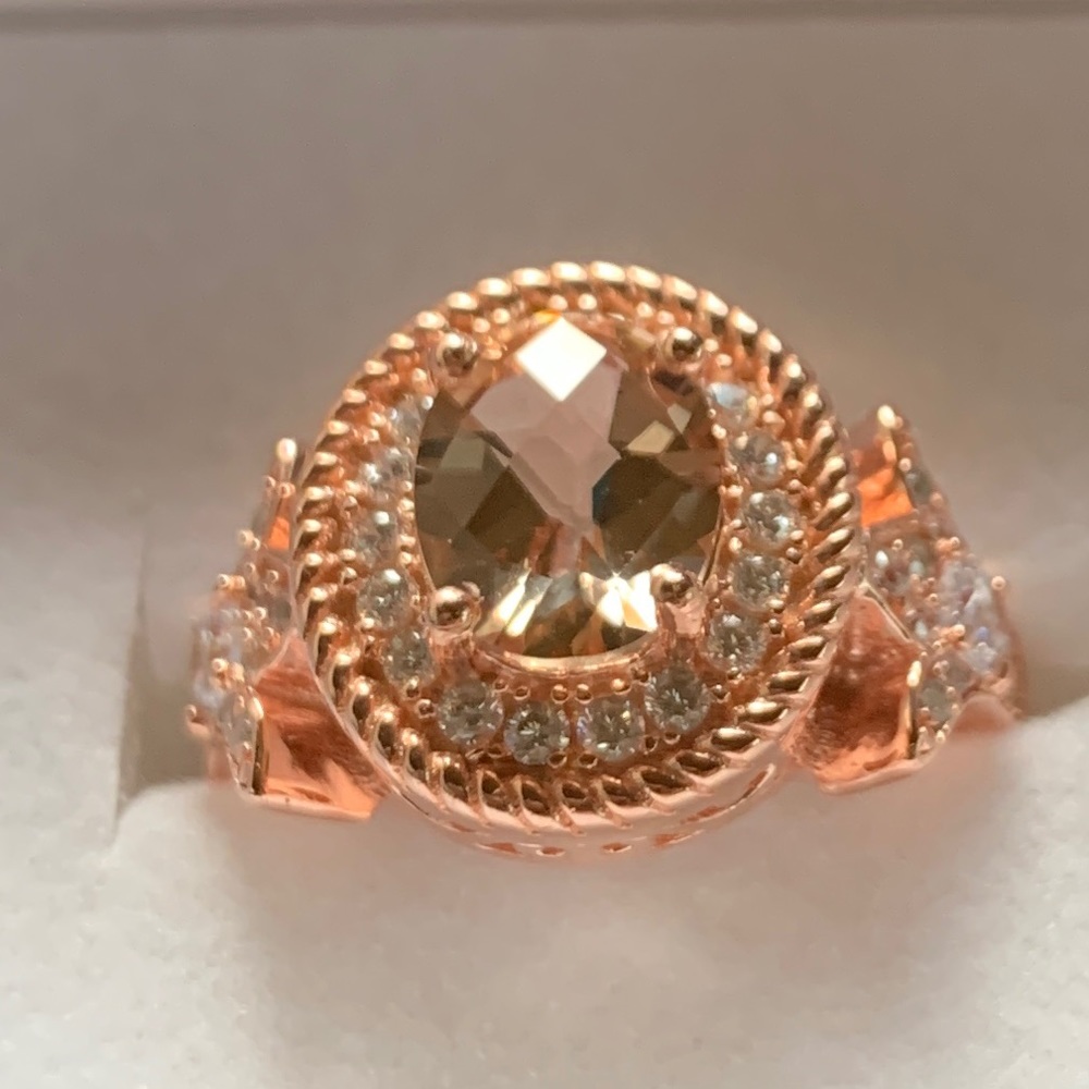 Morganite Ring new without tags